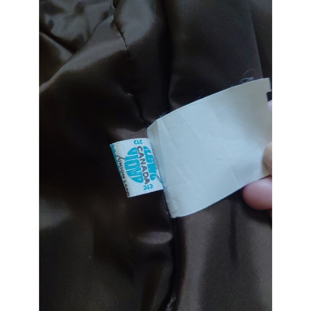 VTG Holt Renfrew "Samuel" Women Overcoat Green 12 Elevated Clean Closure Wool - Picture 8 of 13